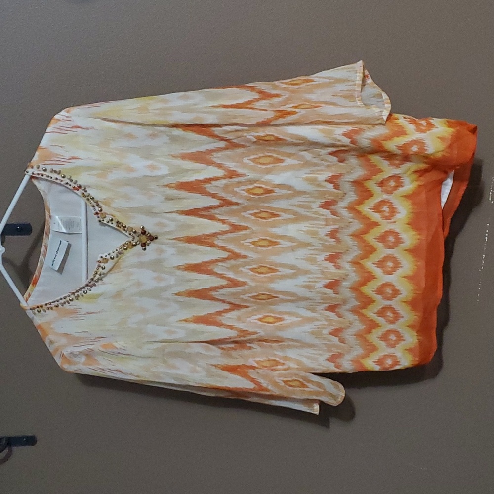 Alfred Dunner women's size 8 tunic style shirt